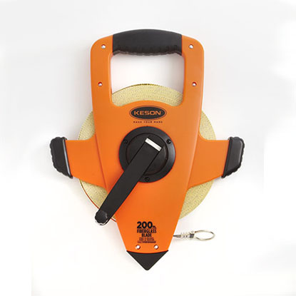 Keson OTR18M200 200-Feet Open Reel Fiberglass Tape Measure : :  Tools & Home Improvement